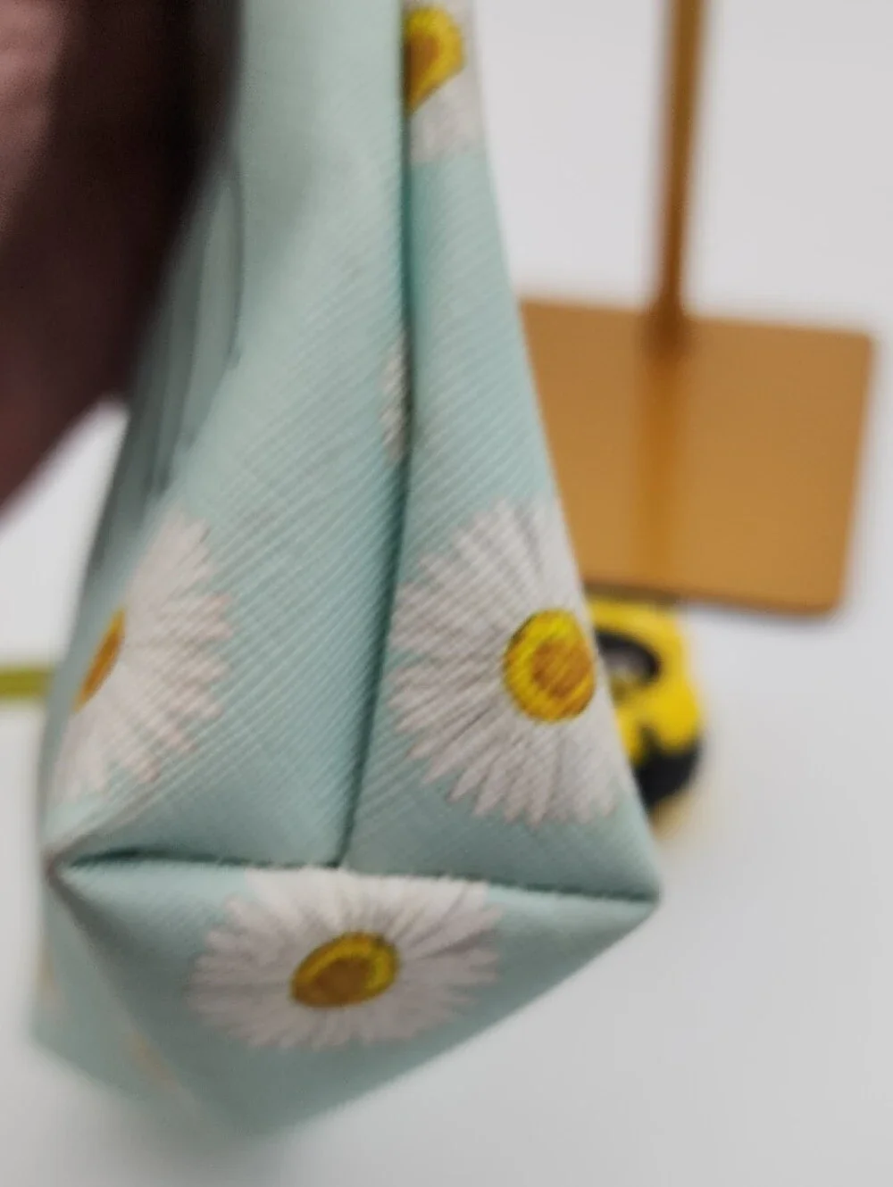 Rae Dunn Essentials Daisy Print Cosmetic Pouch - Mint